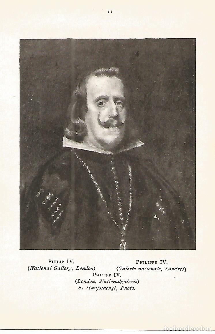 Otros art&iacute;culos de coleccionismo en papel: Lamina 005: VELAZQUEZ Felipe IV - Varios