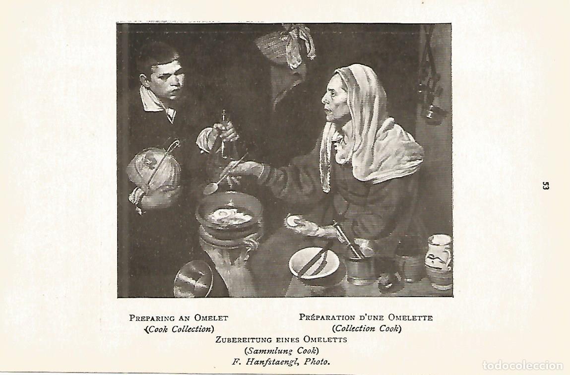 Otros art&iacute;culos de coleccionismo en papel: Lamina 026: VELAZQUEZ Vieja cocinando huevos - Varios