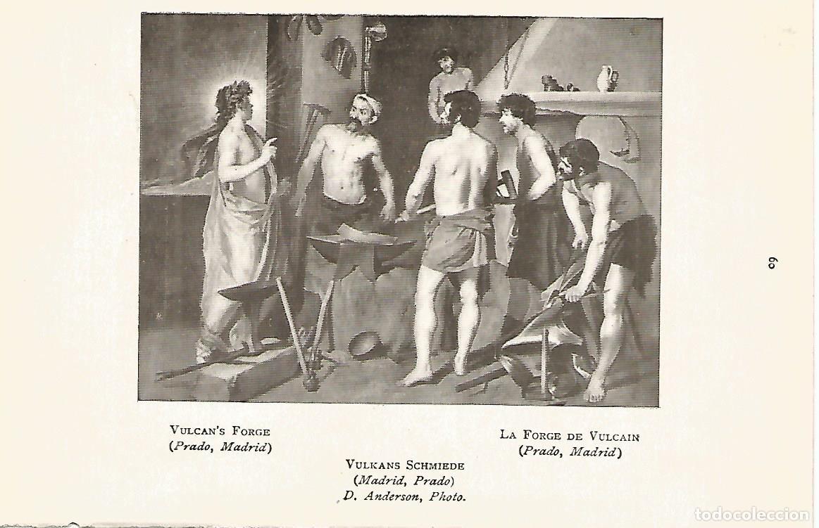 Otros art&iacute;culos de coleccionismo en papel: Lamina 029: VELAZQUEZ La fragua de Vulcano - Varios