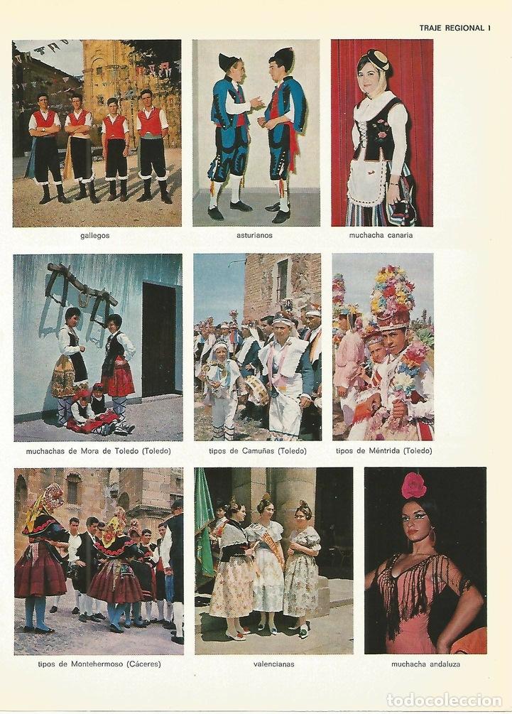 Otros art&iacute;culos de coleccionismo en papel: Lamina 221: Traje regional I - Varios