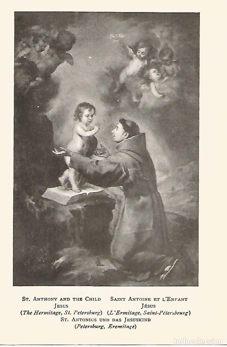 Otros art&iacute;culos de coleccionismo en papel: Lamina 152: MURILLO. San Antonio y el ni&ntilde;o Jesus - Varios
