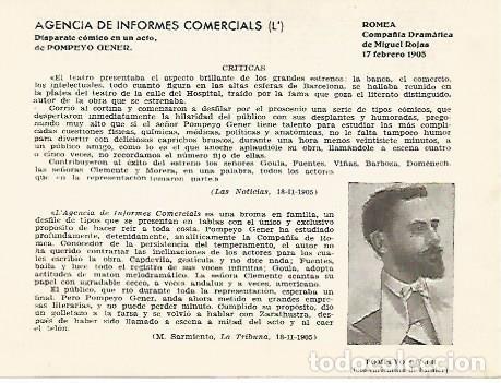 Otros art&iacute;culos de coleccionismo en papel: LAMINA 2743: Pompeyo Carner foto caricatura de Escaler - Jose Maria Junyent (director)
