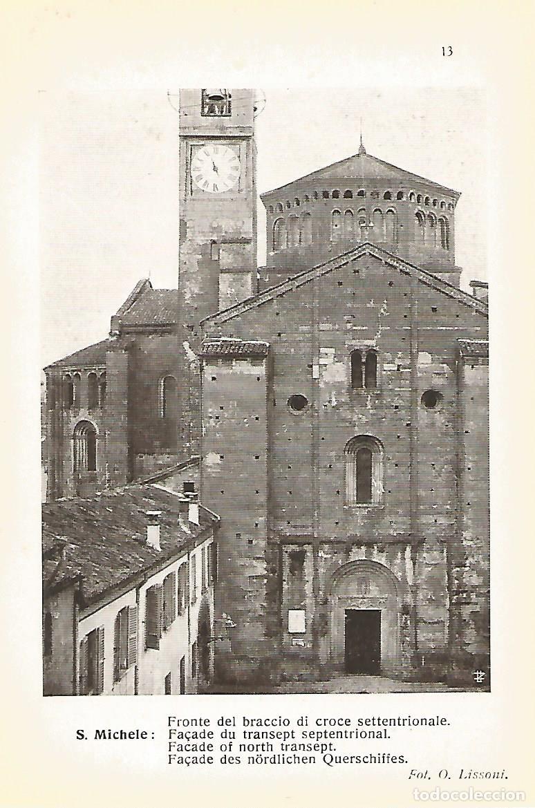 Otros art&iacute;culos de coleccionismo en papel: Lamina 650: PAVIA. Iglesia de San Miguel. Fachada septentrional - Varios