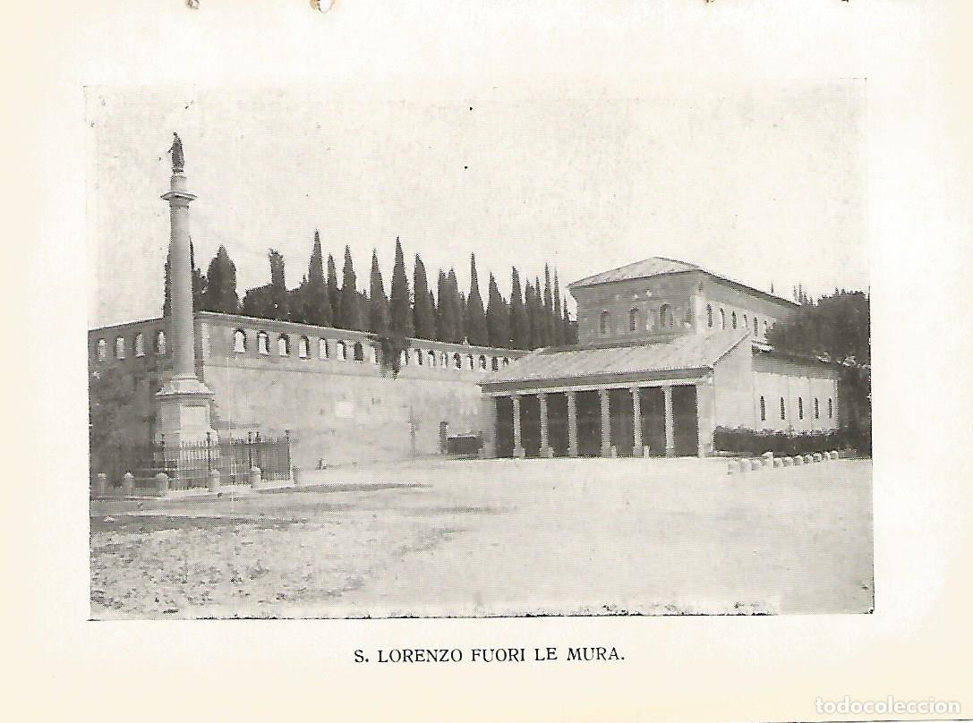 Altri oggetti di carta: Lamina 1029: ROMA. San Lorenzo - Varios