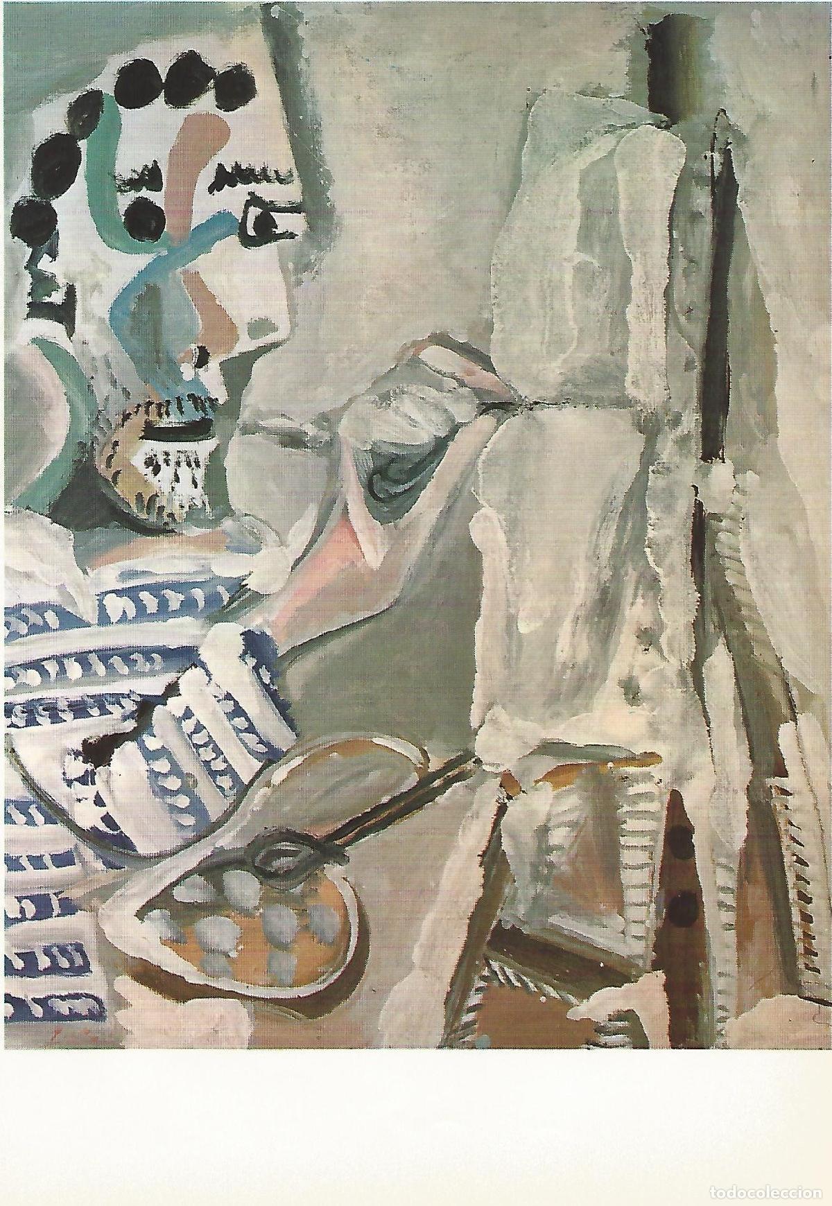 Otros art&iacute;culos de coleccionismo en papel: Lamina 084: Picasso. Pintor trabajando - VVAA