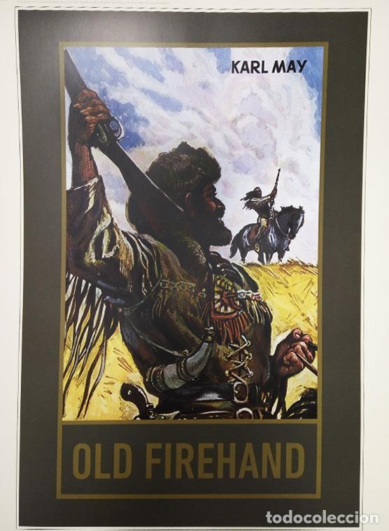 Sammelleidenschaft Andere Papierartikel: Lamina Karl May numero 07: formato 42 x 56 cm , para enmarcar - karl May