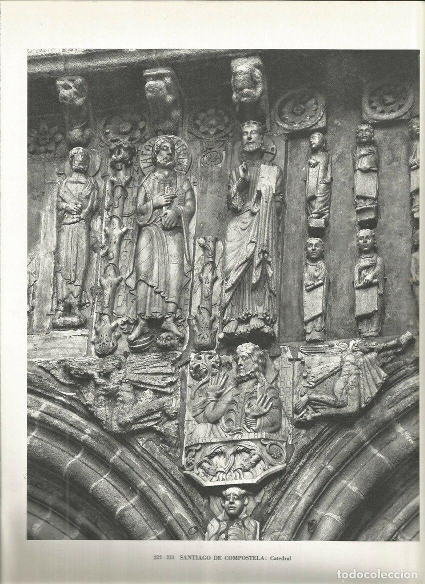 Otros art&iacute;culos de coleccionismo en papel: Lamina 107: SANTIAGO DE COMPOSTELA. Catedral - Marcel Durliat