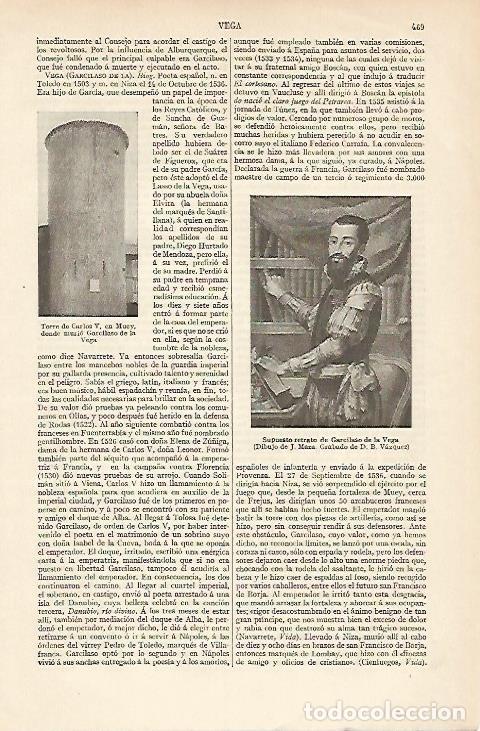Otros art&iacute;culos de coleccionismo en papel: LAMINA ESPASA 5934: Garcilaso de la Vega - Varios Autores