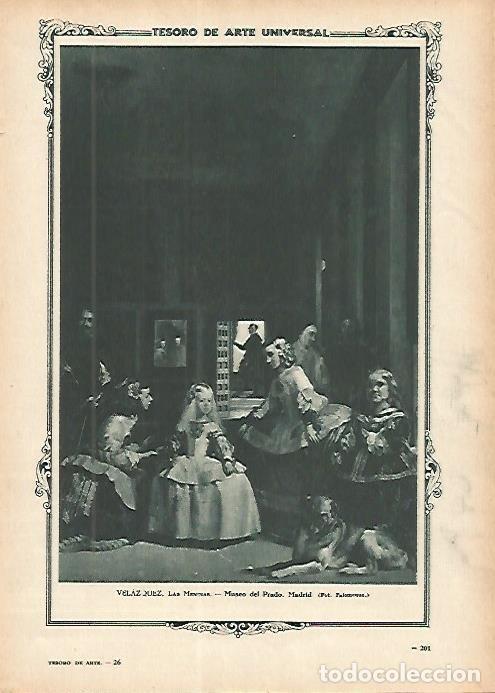Otros art&iacute;culos de coleccionismo en papel: LAMINA 1353. VELAZQUEZ. Las Meninas - Varios
