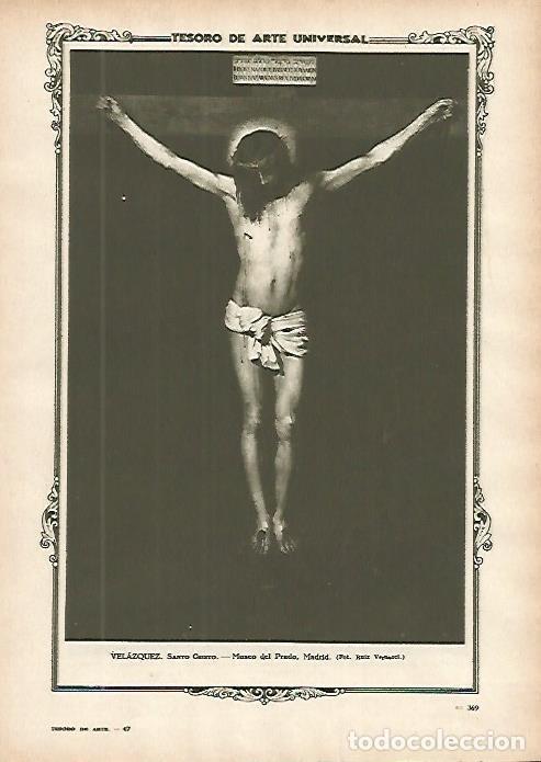 Otros art&iacute;culos de coleccionismo en papel: LAMINA 1439. VELAZQUEZ. Santo Cristo - Varios