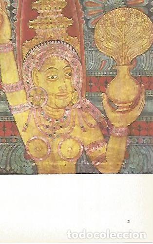 Otros art&iacute;culos de coleccionismo en papel: LAMINA 1558: La diosa de la Tierra Mahi-kanta. Fresco de la boveda del santuario rupestre de Degaldo