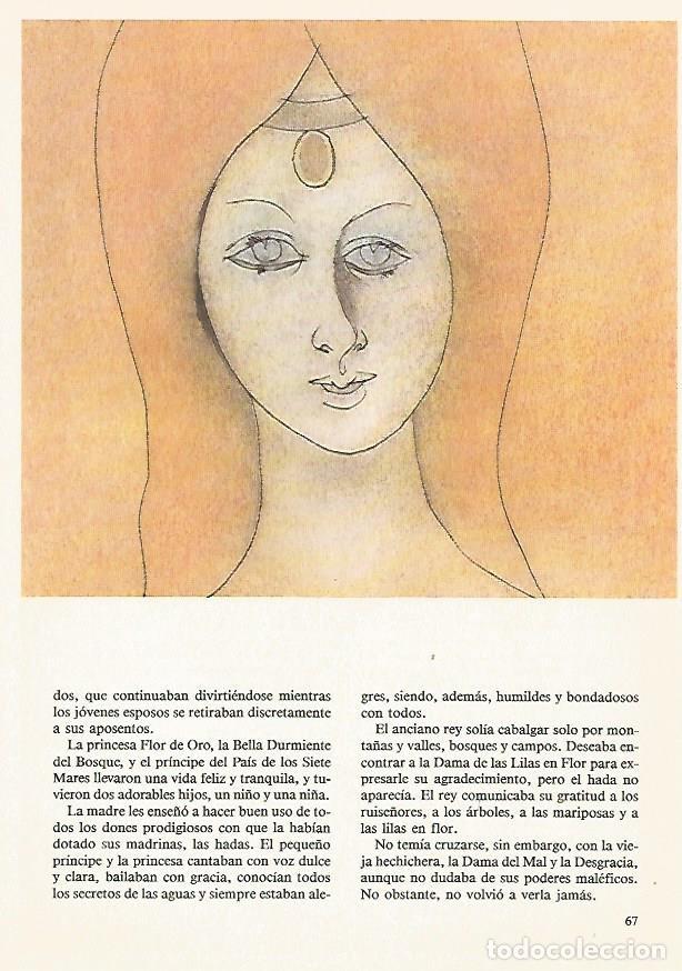 Otros art&iacute;culos de coleccionismo en papel: LAMINA 1883: Ilustracion de V. Stanovsk&yacute; y O. Janecek para La bella durmiente - VVAA