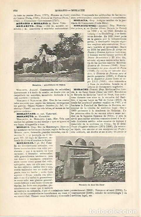 Otros art&iacute;culos de coleccionismo en papel: LAMINA ESPASA 8729: Morabito en Biskra y Beni Bu Ifrur - Varios