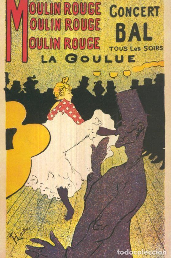 Otros art&iacute;culos de coleccionismo en papel: Lamina de Toulouse Lautrec: Moulin Rouge - Varios