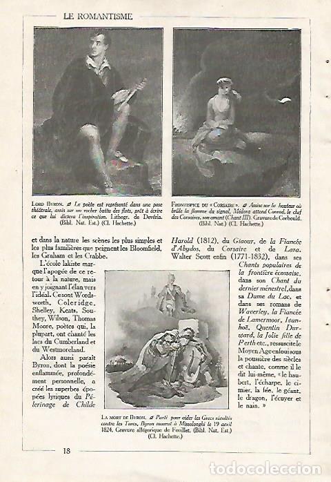 Otros art&iacute;culos de coleccionismo en papel: LAMINA 3866: LORD BYRON - Varios