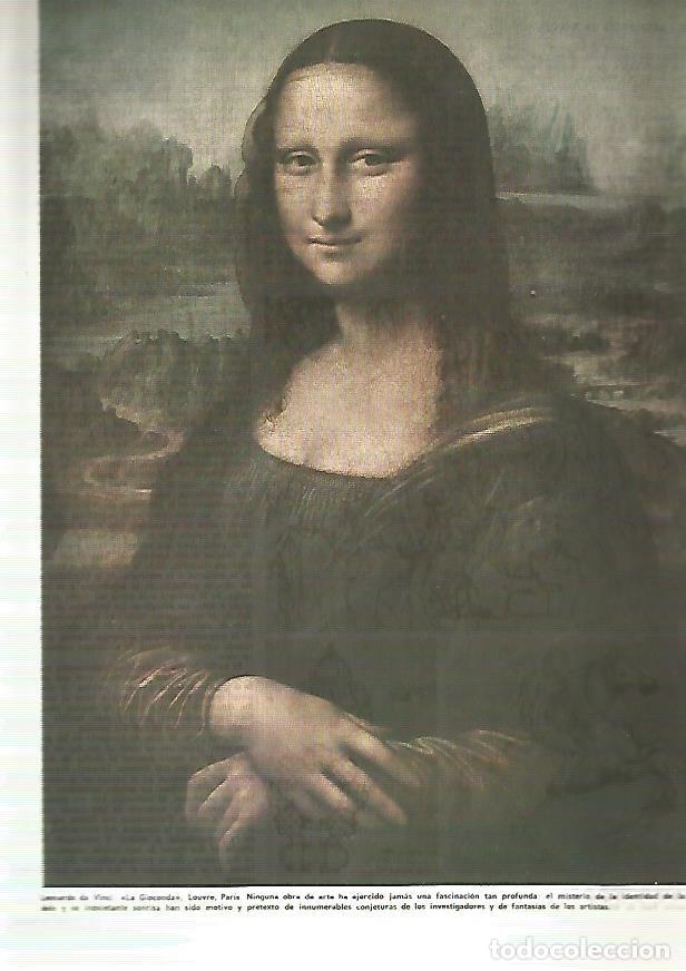 Otros art&iacute;culos de coleccionismo en papel: LAMINA MONITOR 0318: LA GIOCONDA POR LEONARDO DA VINCI - Varios