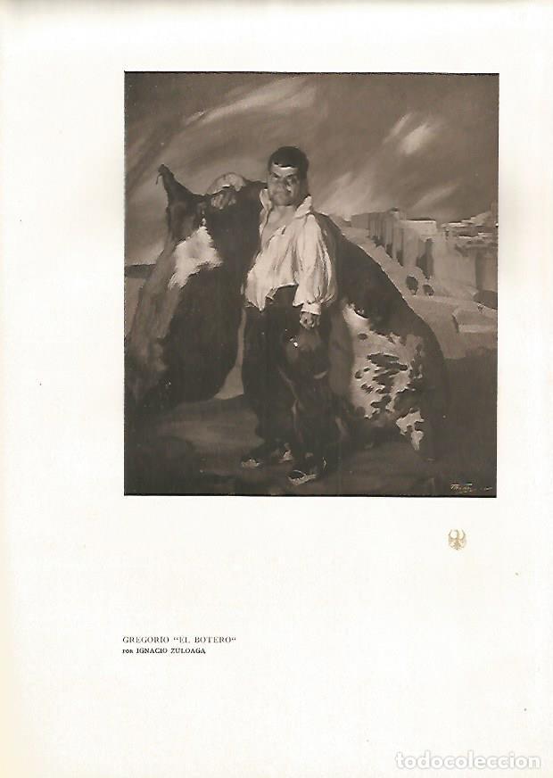 Otros art&iacute;culos de coleccionismo en papel: LAMINA 5033: Gregorio el Botero por Ignacio Zuloaga - Varios