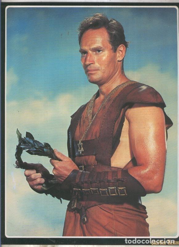Outros artigos de papel: Galeria de estrellas lamina numero 063: Charlton Heston - Varios