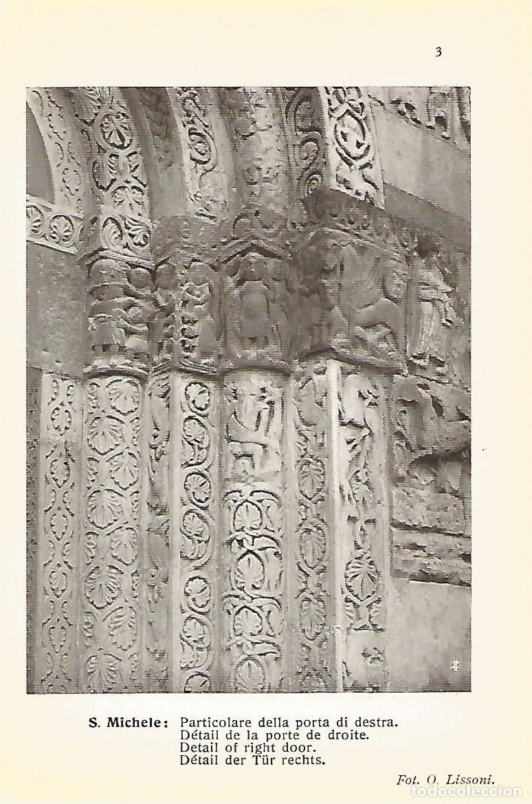 Otros art&iacute;culos de coleccionismo en papel: Lamina 645: PAVIA. Iglesia de San Miguel. Detalle de la puerta derecha - Varios