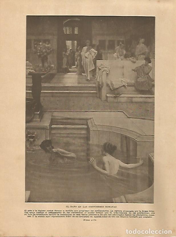 Otros art&iacute;culos de coleccionismo en papel: LAMINA 5144: Termas romanas - Guillermo de Boladeres