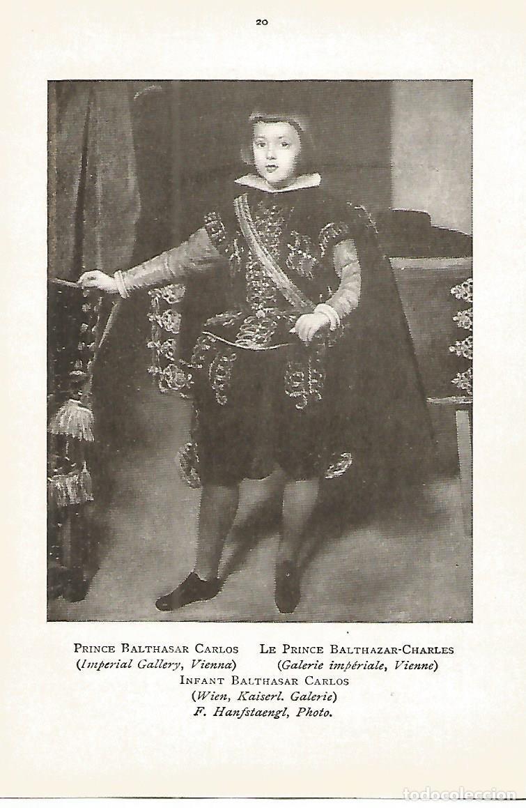 Otros art&iacute;culos de coleccionismo en papel: Lamina 009: VELAZQUEZ Principe Baltasar Carlos hijo de Felipe IV - Varios