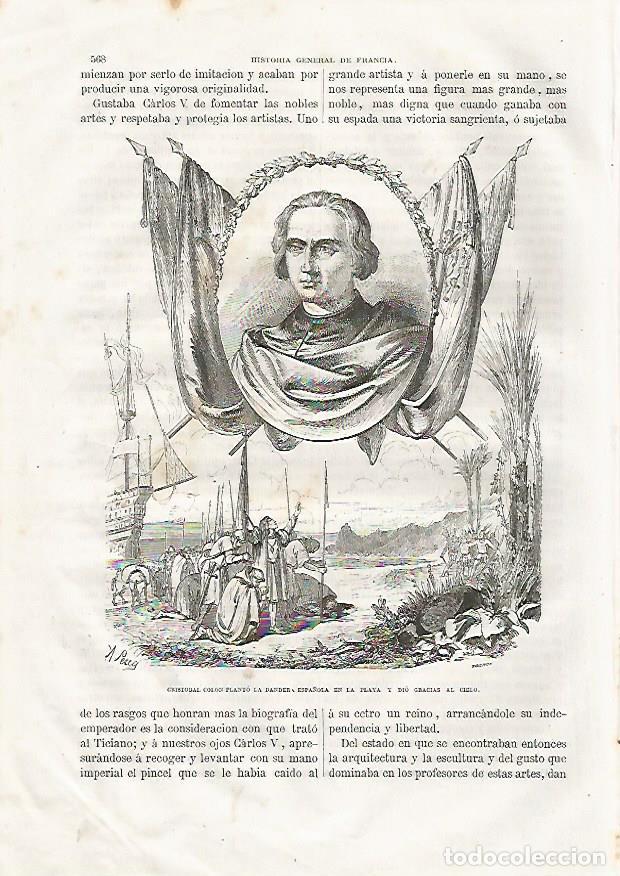 Otros art&iacute;culos de coleccionismo en papel: LAMINA 3555: Cristobal Colon - Varios