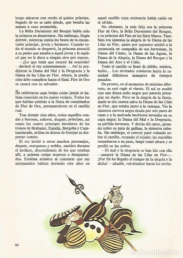 Otros art&iacute;culos de coleccionismo en papel: LAMINA 1875: Ilustracion de V. Stanovsk&yacute; y O. Janecek para La bella durmiente - VVAA