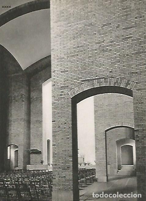 Otros art&iacute;culos de coleccionismo en papel: LAMINA 3582: Parroquia de Sant Josep. Girona. (interior) - A. Fernandez Arenas