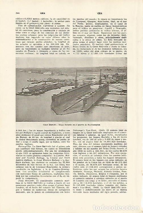 Otros art&iacute;culos de coleccionismo en papel: LAMINA SALVAT 80098: Puerto de Southampton - Varios