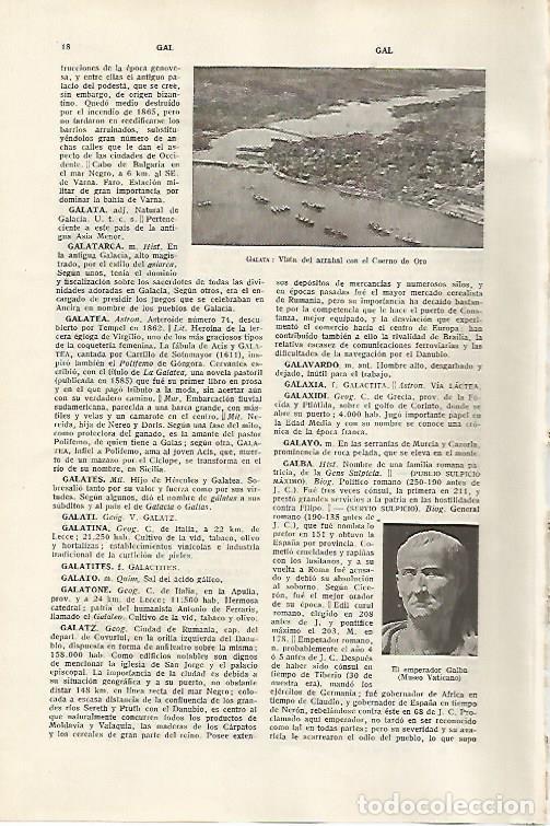 Otros art&iacute;culos de coleccionismo en papel: LAMINA SALVAT 80045: cuerno de Oro de Galata Estambul - Varios