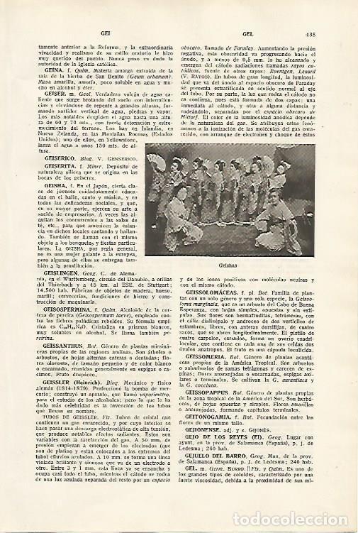 Otros art&iacute;culos de coleccionismo en papel: LAMINA SALVAT 80066: Geishas - Varios