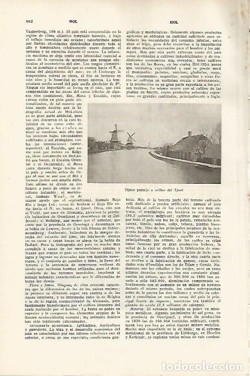 Otros art&iacute;culos de coleccionismo en papel: LAMINA SALVAT 80186: Paisaje a orillas del Ijssel - Varios
