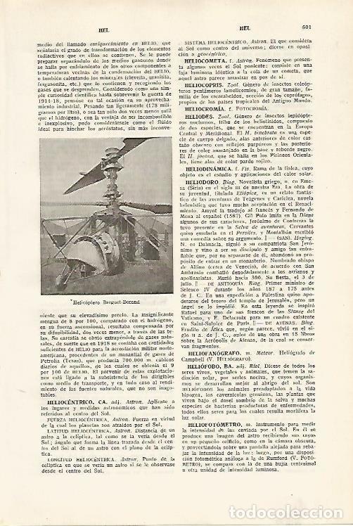 Otros art&iacute;culos de coleccionismo en papel: LAMINA SALVAT 80158: Helicoptero Breguet Dorand - Varios