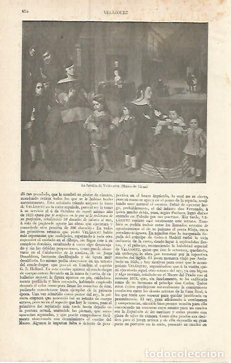 Otros art&iacute;culos de coleccionismo en papel: LAMINA ESPASA 17408: La familia de Velazquez - Varios