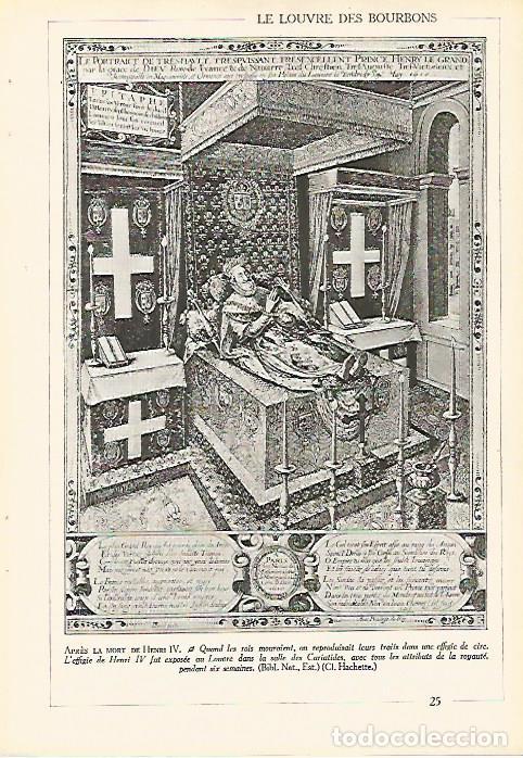Sammelleidenschaft Andere Papierartikel: LAMINA 3965: MUERTE DE ENRIQUE IV DE FRANCIA - Varios