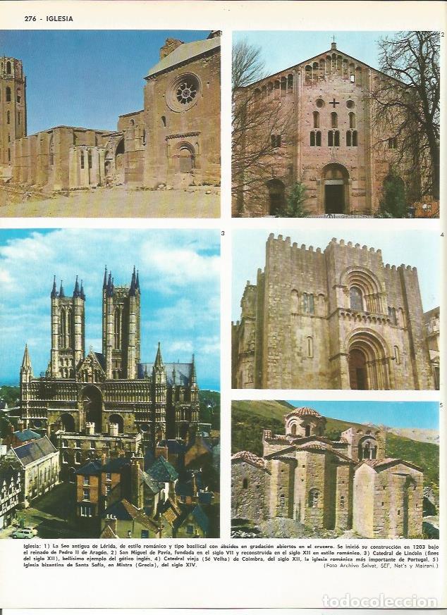 Otros art&iacute;culos de coleccionismo en papel: LAMINA MONITOR 0072: CATEDRAL DE LLEIDA. SAN MIGUEL DE PAVIA. CATEDRAL DE COIMBRA. IGLESIA DE SANTA