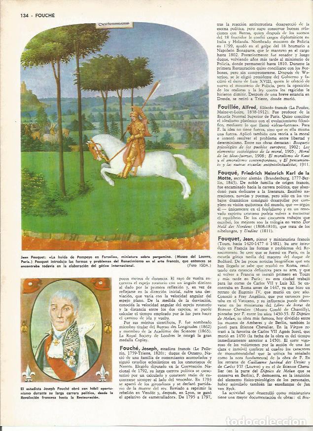 Otros art&iacute;culos de coleccionismo en papel: LAMINA MONITOR 0170: LA HUIDA DE POMPEYO A FARSALIA POR FOUQUET - Varios