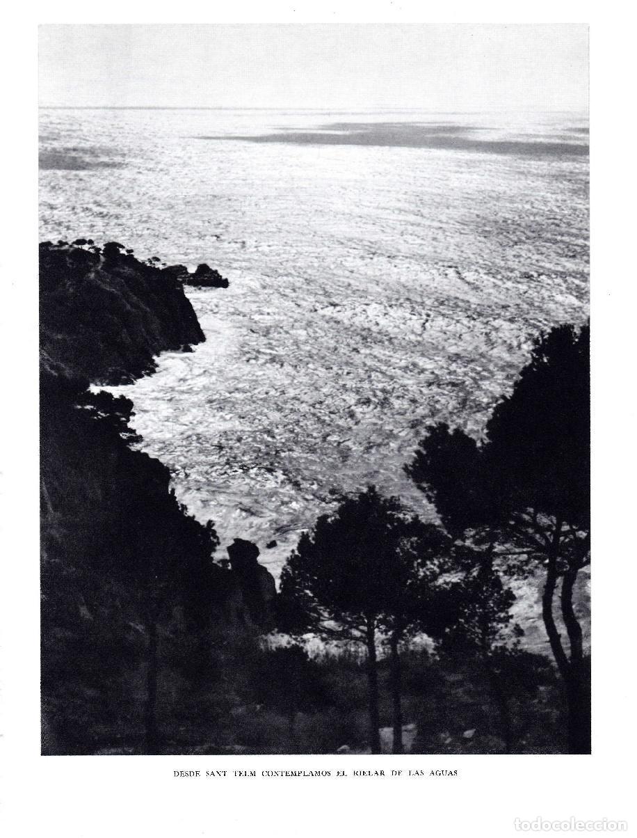 Otros art&iacute;culos de coleccionismo en papel: LAMINA 5672: Sant Telm vista rielarl de las aguas - Josep Pla