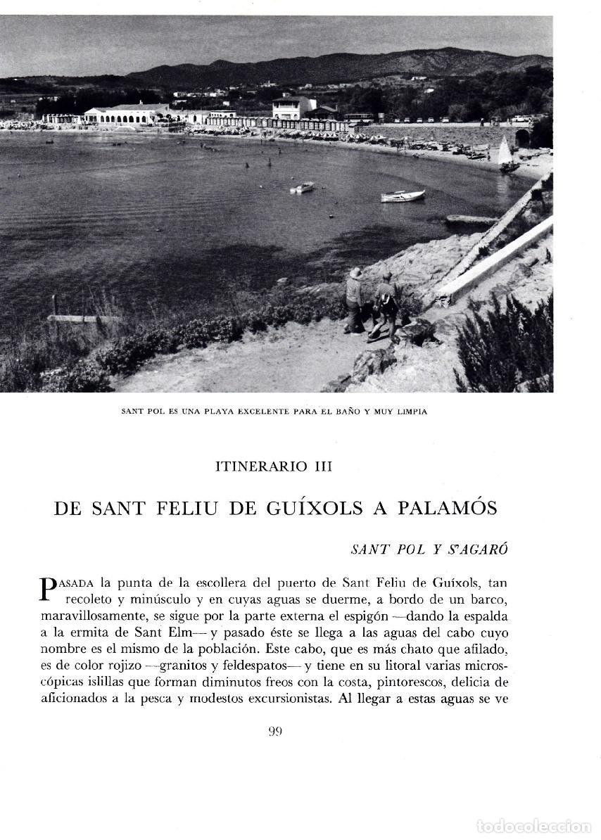 Otros art&iacute;culos de coleccionismo en papel: LAMINA 5681: Playa Sant Pol - Josep Pla