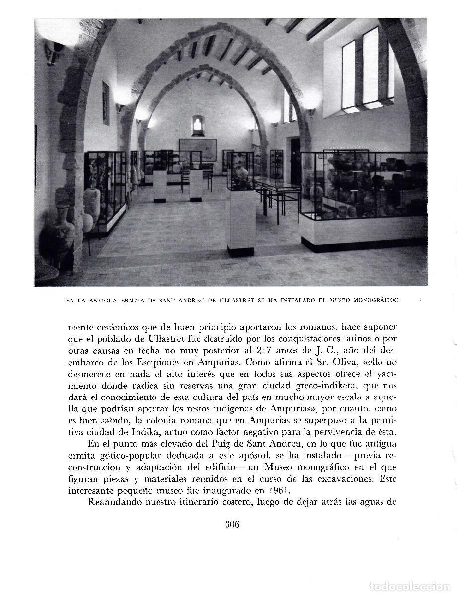 Otros art&iacute;culos de coleccionismo en papel: LAMINA 5767: Ermita Sant Andreu de Ullastret museo monografico - Josep Pla
