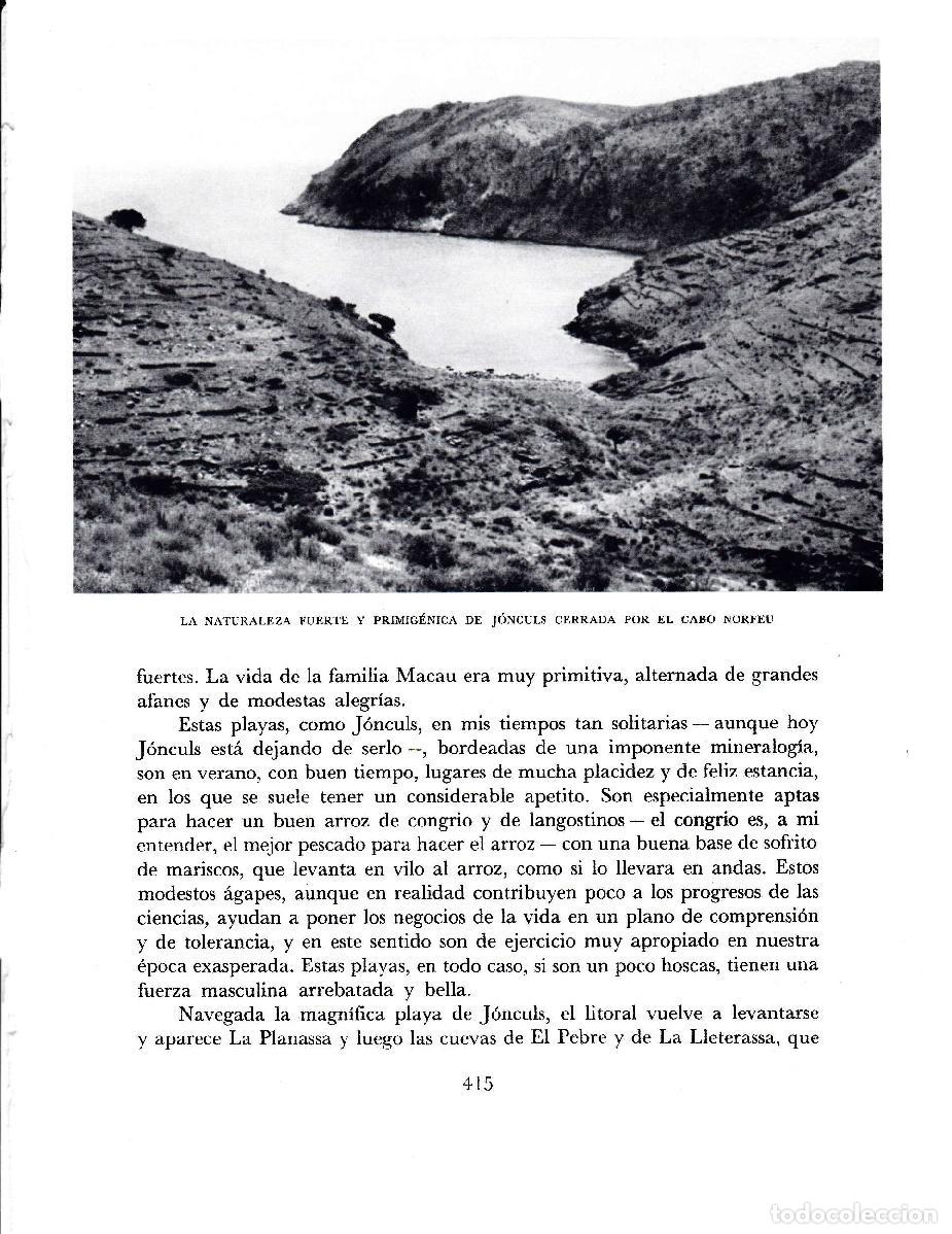Otros art&iacute;culos de coleccionismo en papel: LAMINA 5817: Jonculs y el Cabo Norfeu - Josep Pla