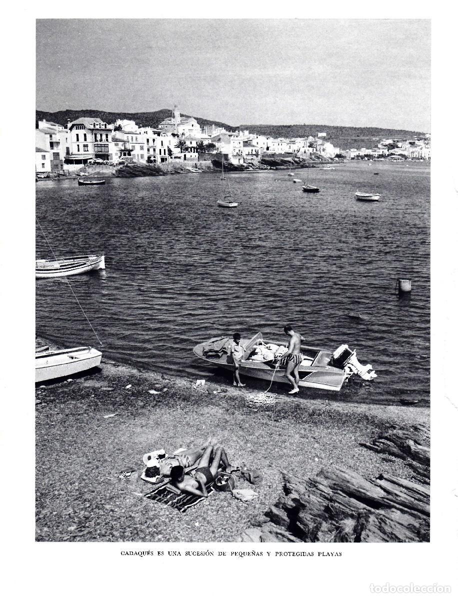 Otros art&iacute;culos de coleccionismo en papel: LAMINA 5822: Cadaques sucesion de peque&ntilde;as playas - Josep Pla