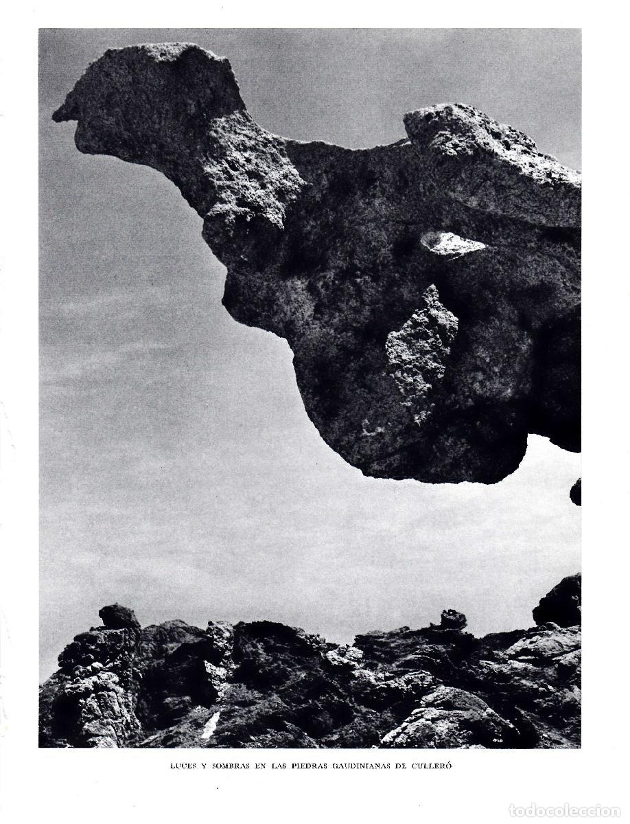 Otros art&iacute;culos de coleccionismo en papel: LAMINA 5841: Piedras gaudinianas de Cullero - Josep Pla