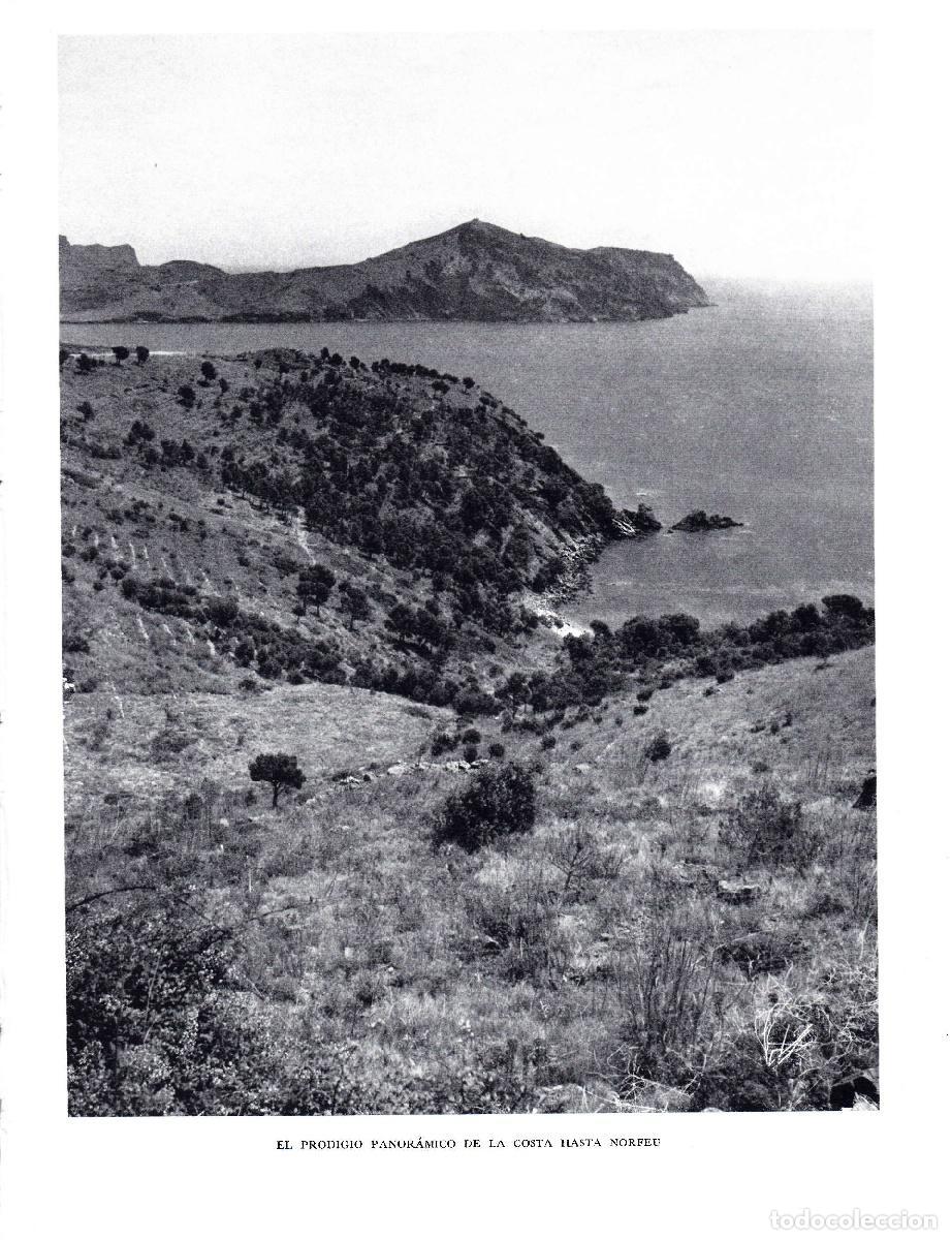 Otros art&iacute;culos de coleccionismo en papel: LAMINA 5815: Panoramica de la costa hasta cabo Norfeu - Josep Pla