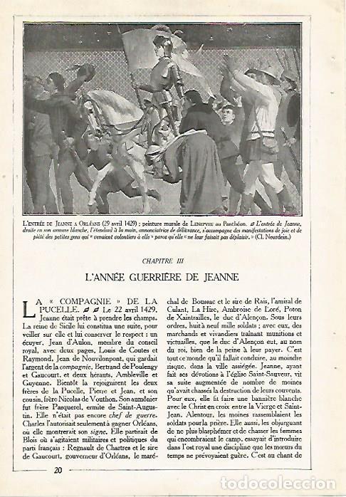 Otros art&iacute;culos de coleccionismo en papel: LAMINA 4492: La entrada de Juana de Arco a Orleans (1429) - Varios