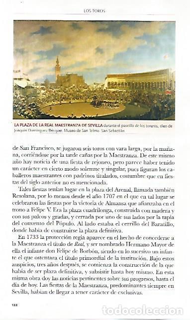 Otros art&iacute;culos de coleccionismo en papel: LAMINA COSSIO 50281: La Real Maestranza de Sevilla oleo de J. Dominguez Becquer - Varios