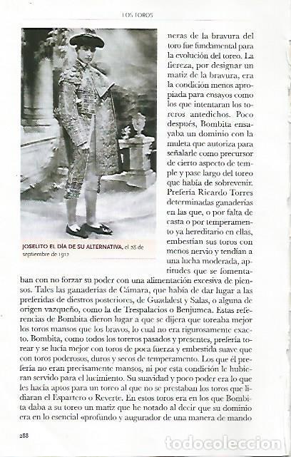 Otros art&iacute;culos de coleccionismo en papel: LAMINA COSSIO 50356: Joselito el dia de su alternativa 28 de septiembre de 1912 - Varios