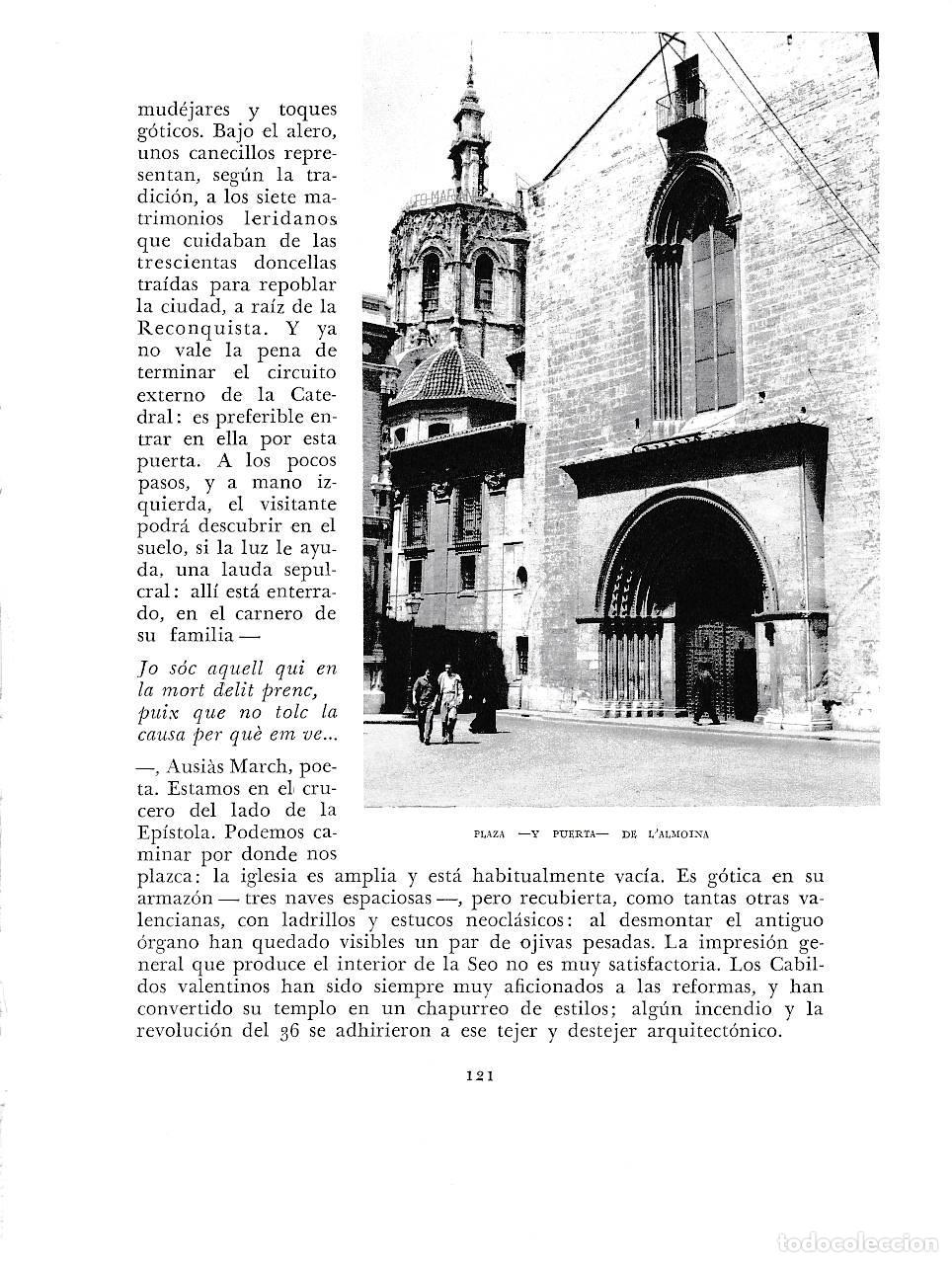 Otros art&iacute;culos de coleccionismo en papel: LAMINA 5908: Plaza y puerta de La Almoina - Joan Fuster