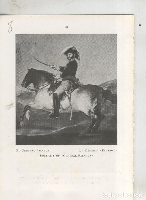 Otros art&iacute;culos de coleccionismo en papel: Goya en el museo del prado: lamina 08: El general Palafox - Varios