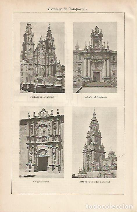 Otros art&iacute;culos de coleccionismo en papel: LAMINA ESPASA 19443: Catedral de Santiago de Compostela - Varios